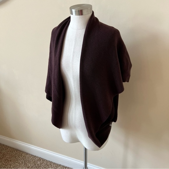 Lululemon 100% merino wool sweater knit shawl 13216 - Picture 3 of 13